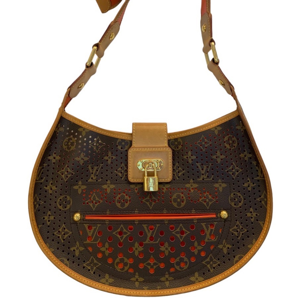 LOUIS VUITTON - Monogram Perforated Demi-Lune